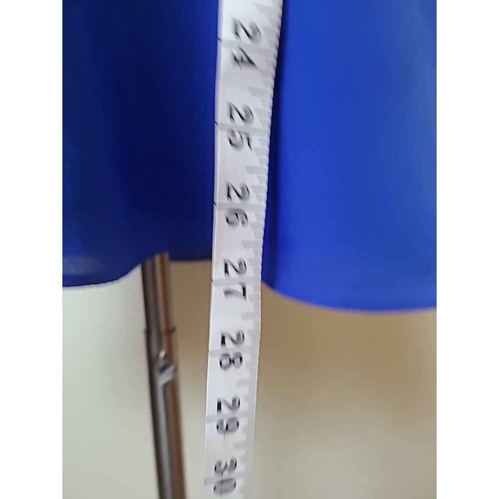 Express Royal Blue Strapless Belted Halter Dress Size XS - Picture 7 of 7